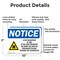 Signmission Radiation & Laser Sign, 7 in H x 10 in W, Aluminum, Rectangle OS-2PACK-NS-A-710-L-19081 - alternate 5
